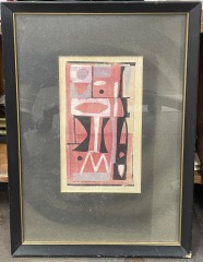 Ann Williams Cubist Framed Art