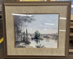 Bridge in Fairyland Framed Art