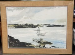 Lone Rider on the Bay