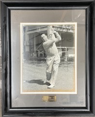 Walter's Golfin' Again! Framed Art