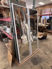 Mirror Sliding Closet Door set  78 1\/2\