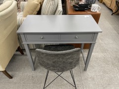 Petite Grey Desk & Chair