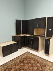 Dark Wood Kitchen Cabinets