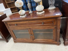 Glass front Media Cabinet