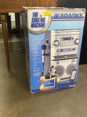 Singing Machine Karaoke CD Cassette Mics NEW