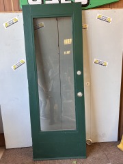 Wood Exterior Door with Glass 29 3\/4\