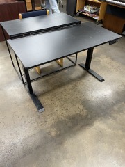 Black Electric Adjustable Desk (Missing Power Cable)