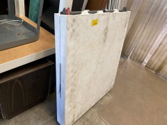 5ft Plastic Metal Folding Table