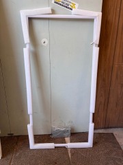 Luxrite LED Frame panel dimmable fixture