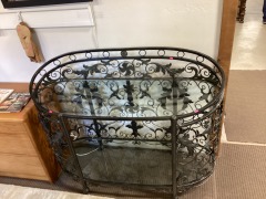 Gothic Glass Top Table