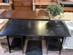 Black Wood Desk