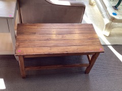 Wood Bench