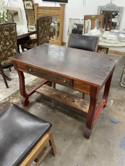 Cherry Finish Small Desk