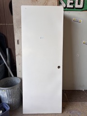 White Hollow Core Interior Door 30x80