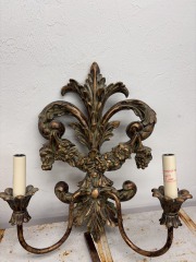 Glamorous Fleur De Lis Wall Sconce