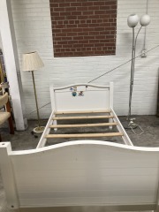 White Twin Bedframe