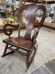 Simply Elegant Wood Rocking Chair