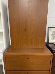 National Arrowood Lateral Filing Cabinet & Lockable Cabinet Unit