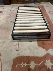 Twin Black Metal Platform Bed Frame