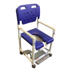 Ipu 300 Lb. Commode\/Shower Chair (Blue).