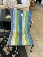 Striped Outdoor Chair