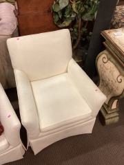 White Arm Chair