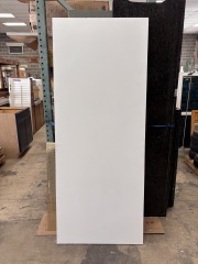 No Bore White Slab Door