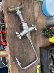 Laboratory Faucet with Serrated Tip Outlet