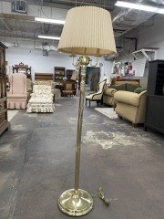 Vintage Classic Gold Candelabra Lamp (Needs Rewiring)