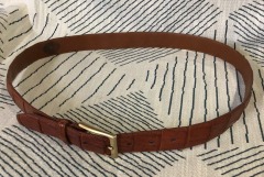H. Stockton Embossed Crocodile Belt
