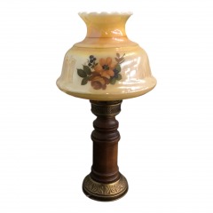 Gone With The Wind Tan Floral Lamp Shade