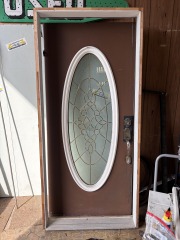 Oval Lite Front Door 36\