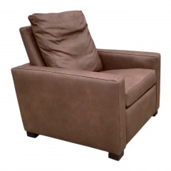 Brown Leather Power Recliner