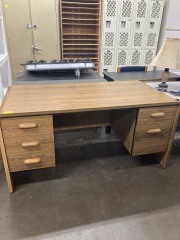 Lartech Executive Desk with Five Drawers