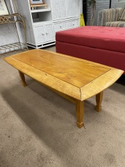 Light Wood Two Tier Coffee Table