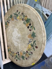 Tuscan Hand Painted Plaster Table Top (42x42)