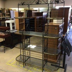 Vintage French Bakers Rack 4 Tier