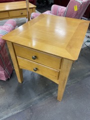 Simple Wood Side Table