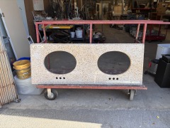 Granite Double SInk Countertop 22 3\/4\