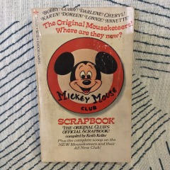 Mickey Mouse Club Scrapbook by Keith Keller (1977, Paperback)
