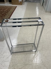 Chrome Standing Towel Rack