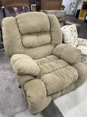 Poofy Tan Recliner