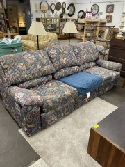 Funky Paisely Recliner Couch