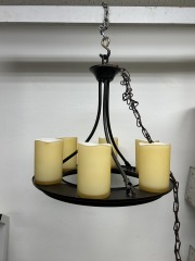 6-Light Candle Modern Chandelier