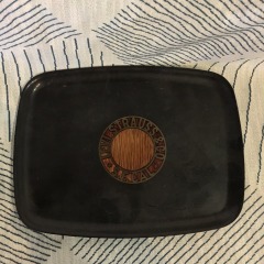 Vintage Levi Strauss Co S. F. Cal Couroc Monterey California Bakelite Tray