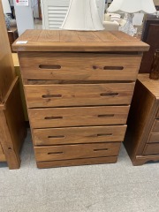 Rustic Dresser 5 drawer