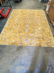 Safavieh Gold wool 8x10ft Rug