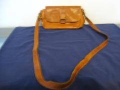 'Jack George' Leather Shoulder Bag
