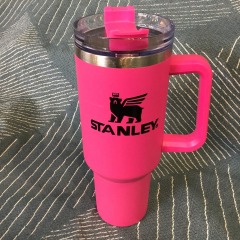STANLEY 40 oz. Quencher H2.0 Valentines Day Tumbler - Cosmo Pink