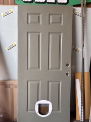 Exterior Door With Cat Door